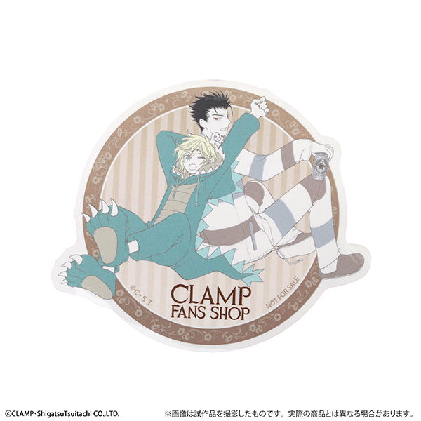 ツバサ ショップステッカー／ファイ＆黒鋼